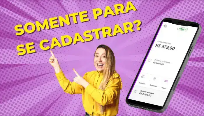 App que recompensa por cadastrar